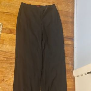 Wide leg black slacks